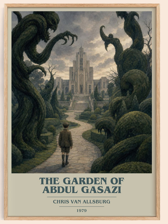 The Garden Of Abdul Gasazi Book Cover Poster by Chris Van Allsburg