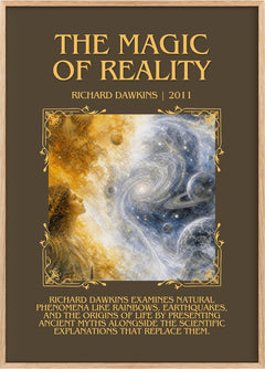 The Magic of Reality Minimalist Book Poster by Richard Dawkins