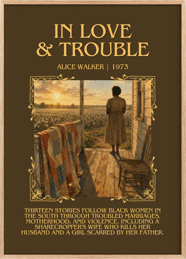 In love & trouble Minimalist Book Poster by Alice Walker