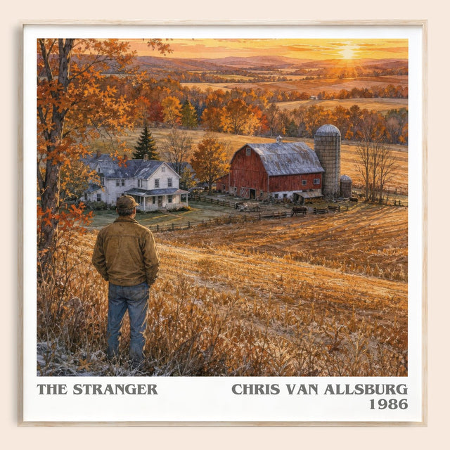 The Stranger Literary Art Print by Chris Van Allsburg