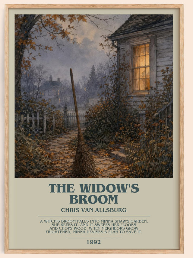 The Widow'S Broom Bookish Wall Art by Chris Van Allsburg