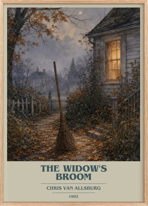The Widow's Broom Book Cover Poster by Chris Van Allsburg