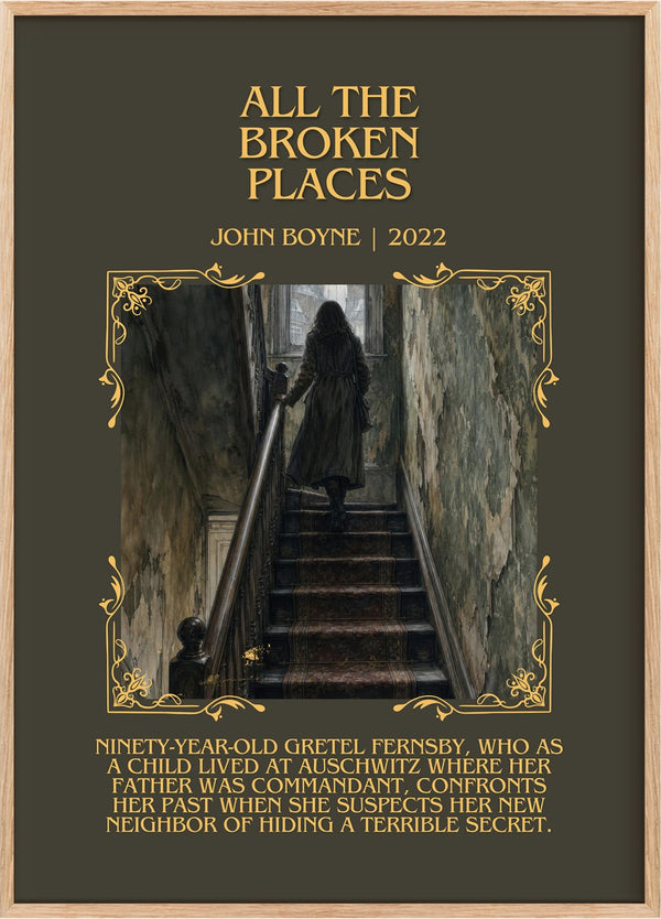 All the Broken Places Minimalist Book Poster by John Boyne