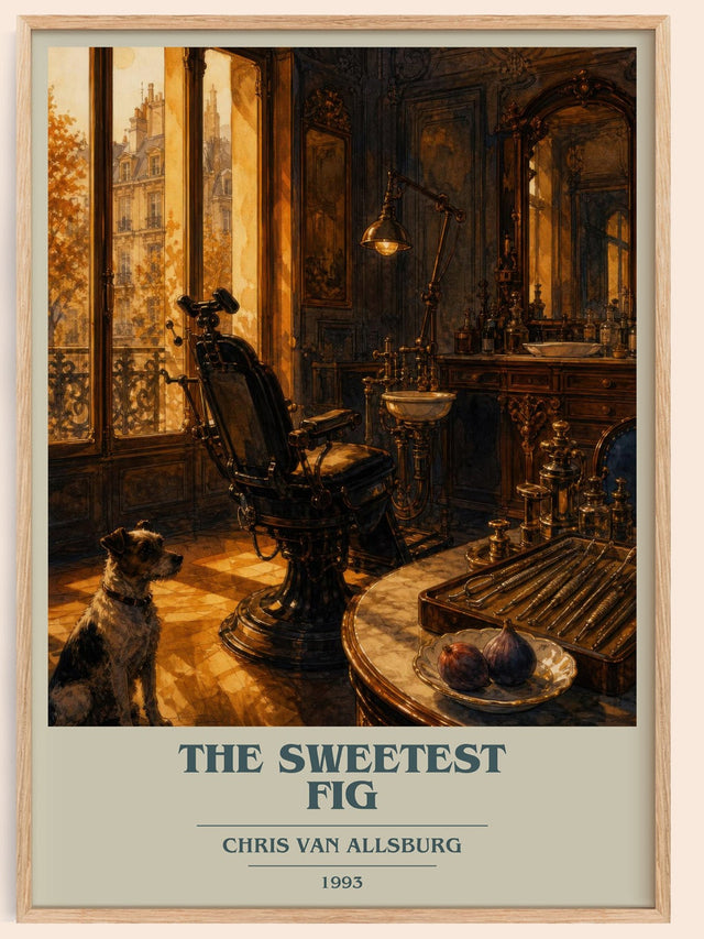 The Sweetest Fig Book Cover Poster by Chris Van Allsburg