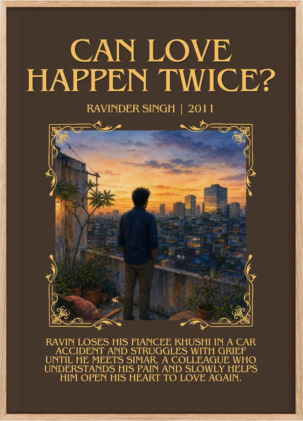 Can love happen twice? Minimalist Book Poster by Ravinder Singh