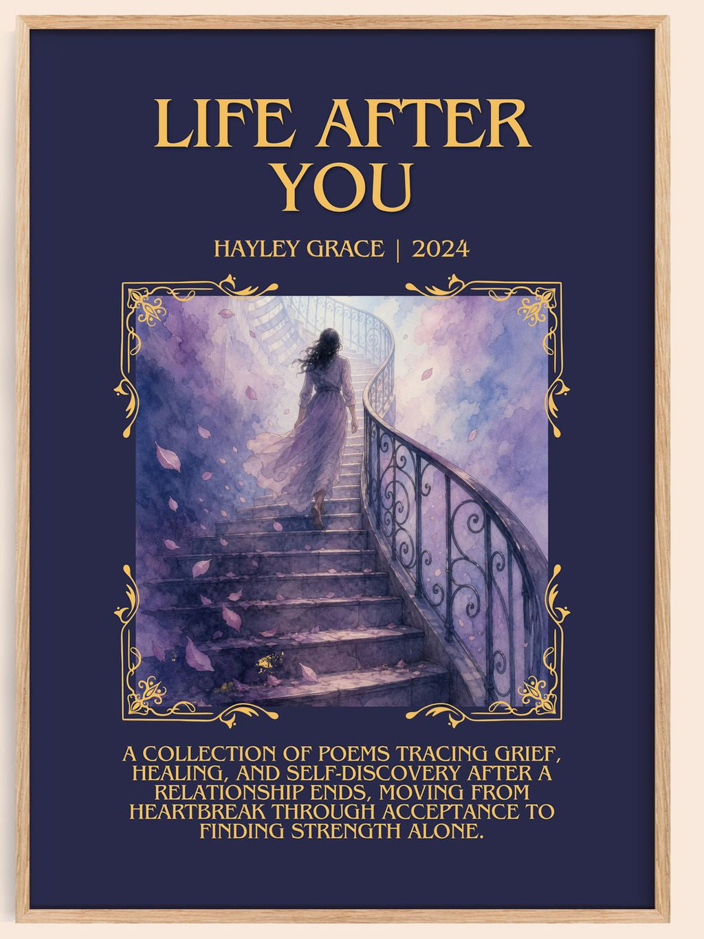 life after you Minimalist Book Poster by Hayley Grace – book poster