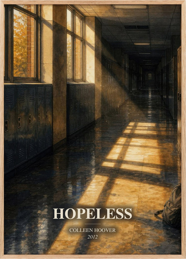 Hopeless Book Watercolour Illustration by Colleen Hoover