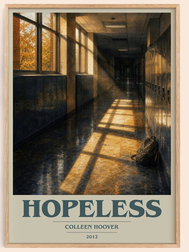 Hopeless Book Cover Poster by Colleen Hoover