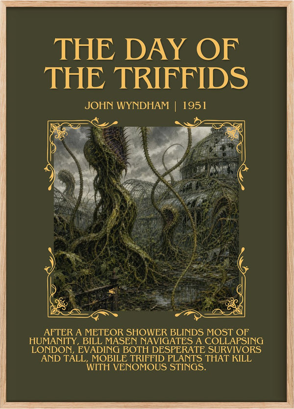 The Day of the Triffids Minimalist Book Poster by John Wyndham
