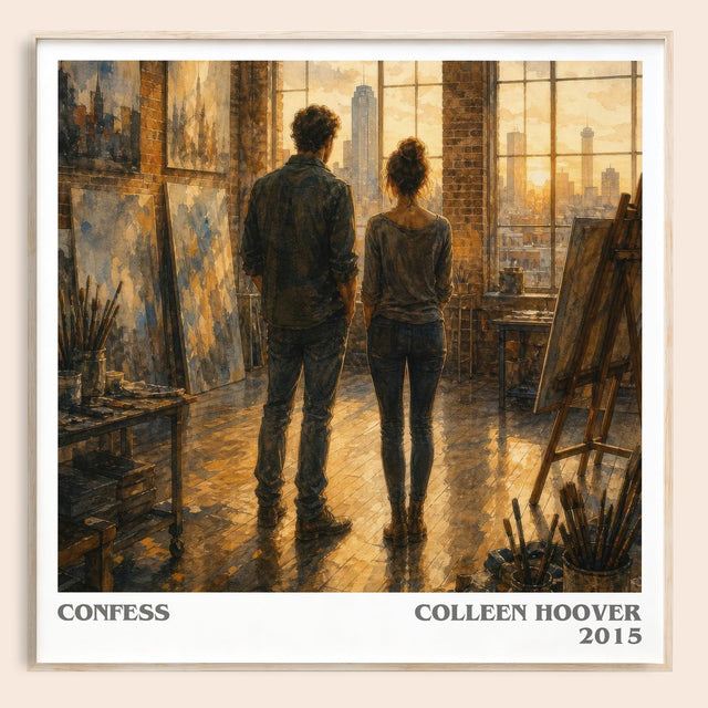 Confess Literary Art Print by Colleen Hoover