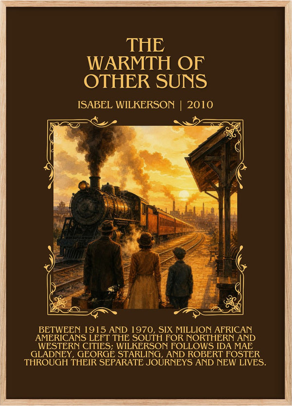 The Warmth Of Other Suns Minimalist Book Poster by Isabel Wilkerson