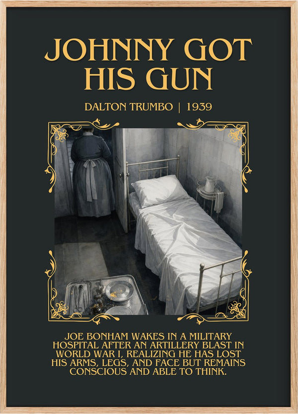 Johnny Got His Gun Minimalist Book Poster by Dalton Trumbo