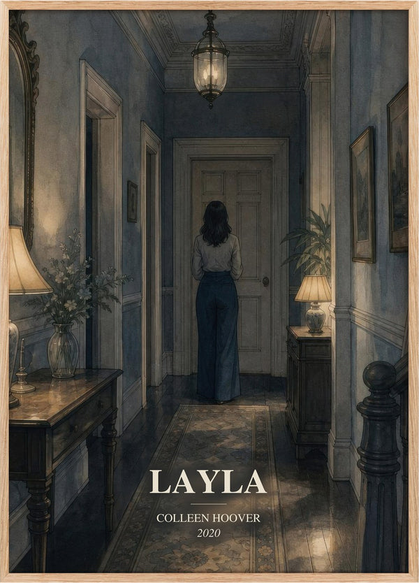 Layla Book Watercolour Illustration by Colleen Hoover