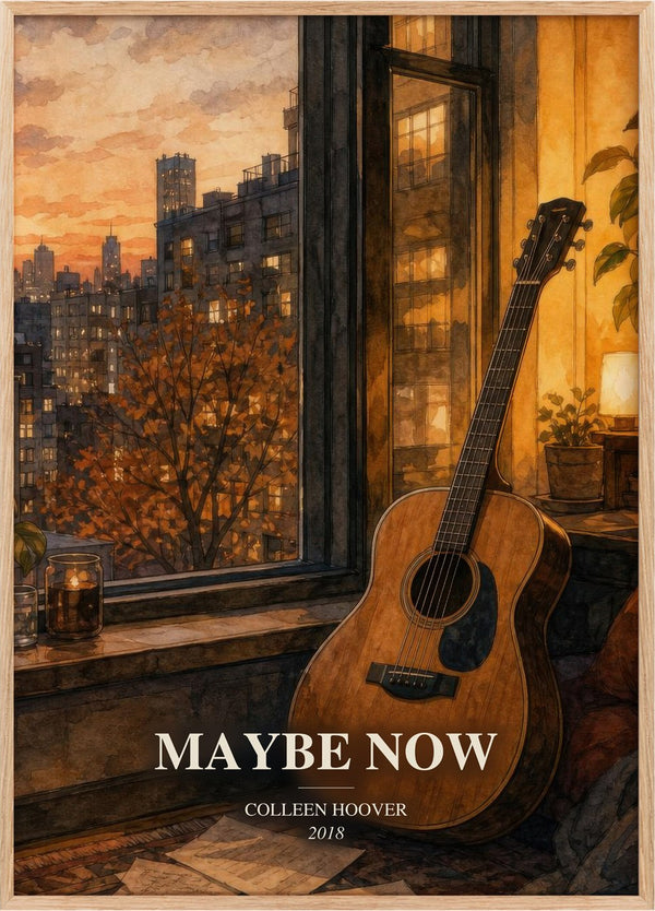 Maybe Now Book Watercolour Illustration by Colleen Hoover