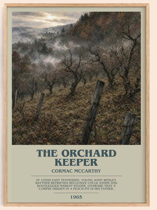 The Orchard Keeper Bookish Wall Art by Cormac Mccarthy
