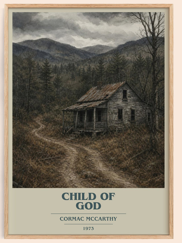Child Of God Book Cover Poster by Cormac Mccarthy