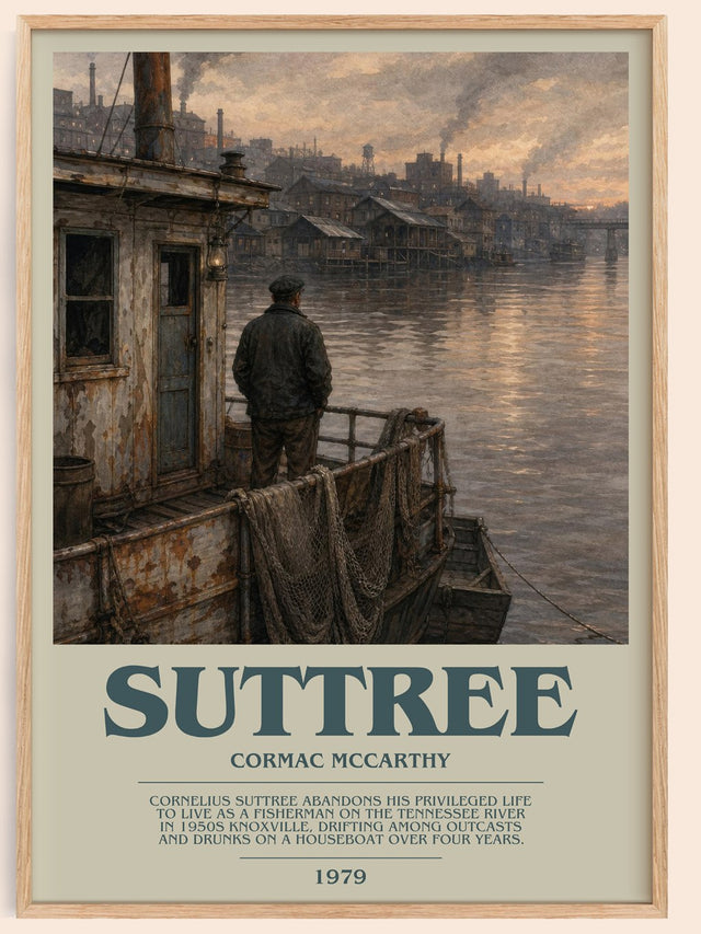Suttree Bookish Wall Art by Cormac Mccarthy