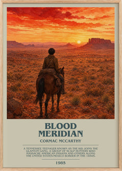 Blood Meridian Bookish Wall Art by Cormac Mccarthy