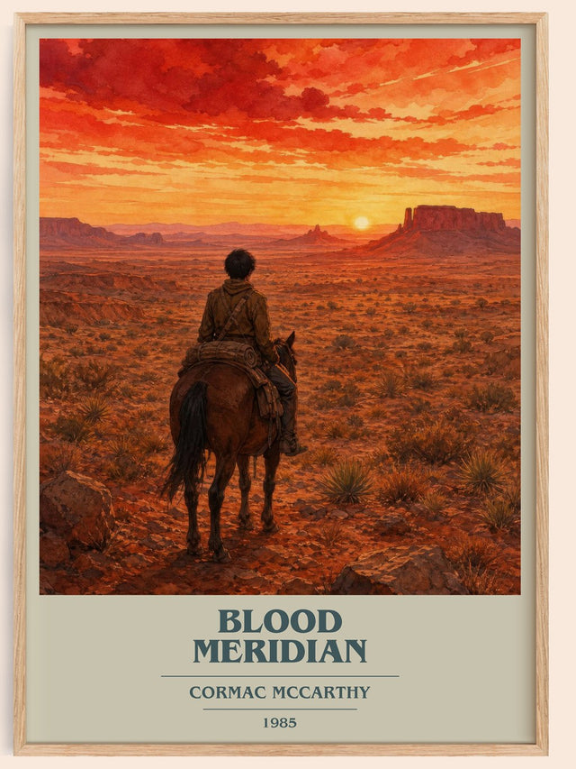 Blood Meridian Book Cover Poster by Cormac Mccarthy
