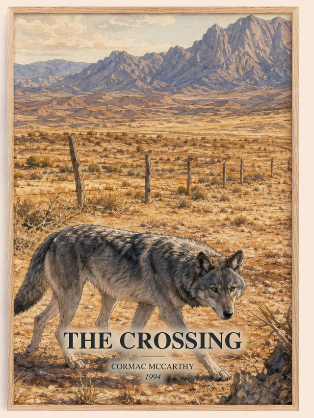 The Crossing Book Watercolour Illustration by Cormac Mccarthy