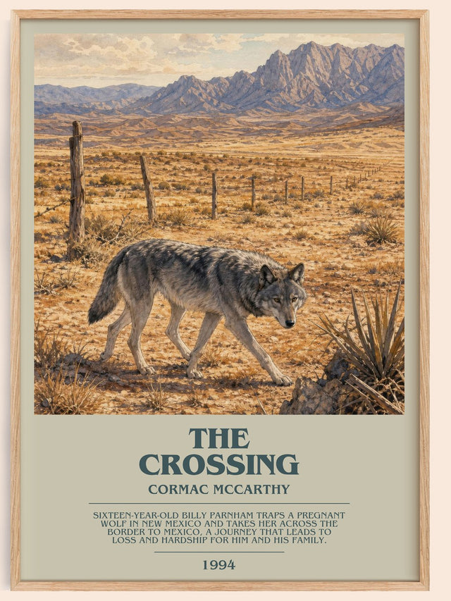 The Crossing Bookish Wall Art by Cormac Mccarthy