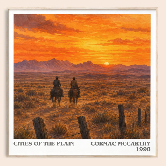 Cities Of The Plain Literary Art Print by Cormac Mccarthy