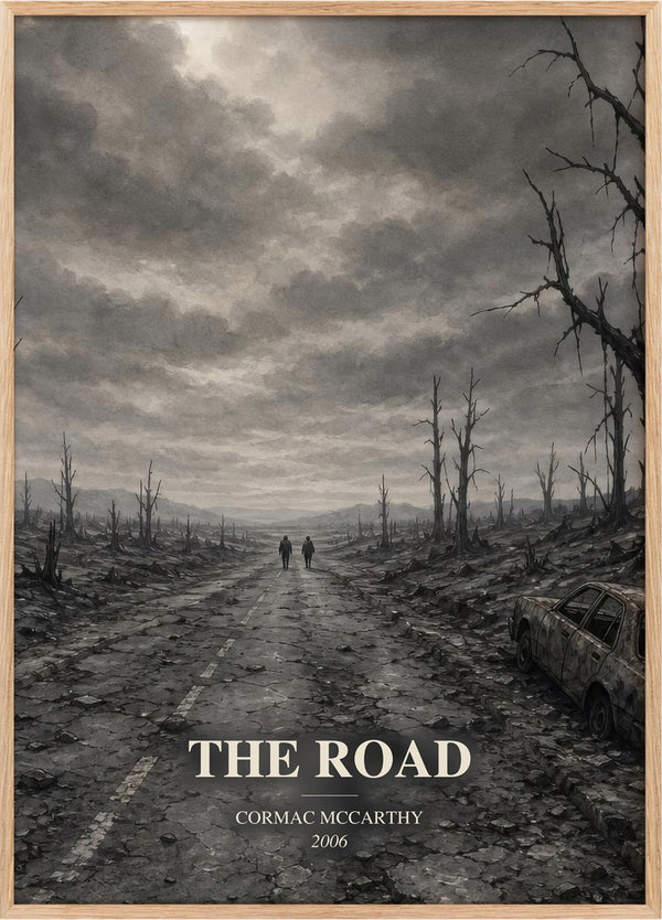 The Road Book Watercolour Illustration by Cormac Mccarthy