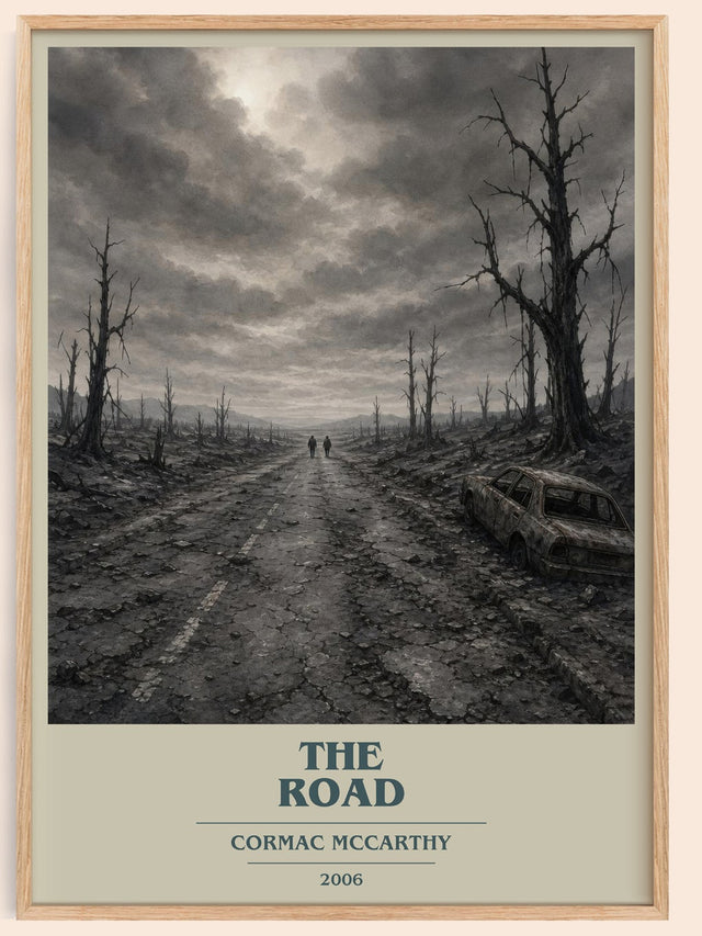 The Road Book Cover Poster by Cormac Mccarthy