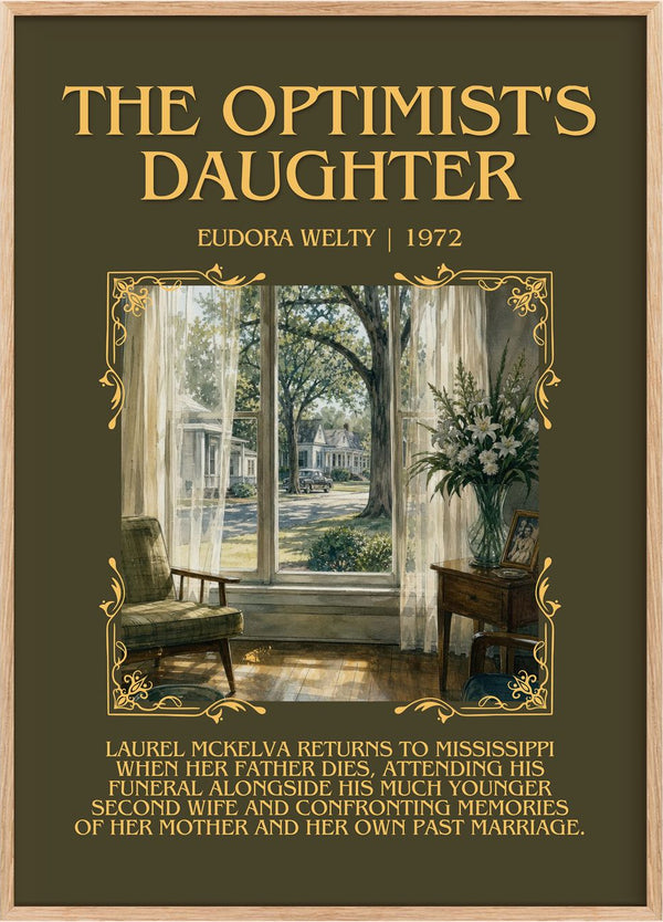 The Optimist's Daughter Minimalist Book Poster by Eudora Welty