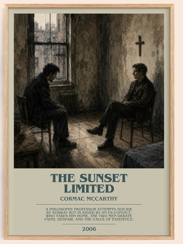 The Sunset Limited Bookish Wall Art by Cormac Mccarthy