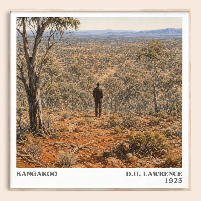 Kangaroo Literary Art Print by D.H. Lawrence