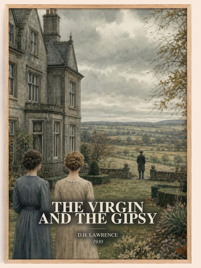 Virgin And The Gipsy Book Watercolour Illustration by D.H. Lawrence