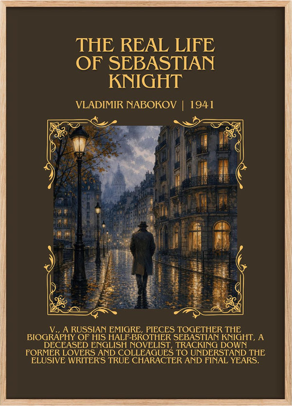 Real Life of Sebastian Knight Minimalist Book Poster by V. Nabokov