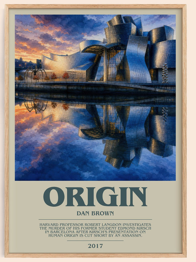 Origin Bookish Wall Art by Dan Brown