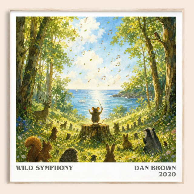 Wild Symphony Literary Art Print by Dan Brown