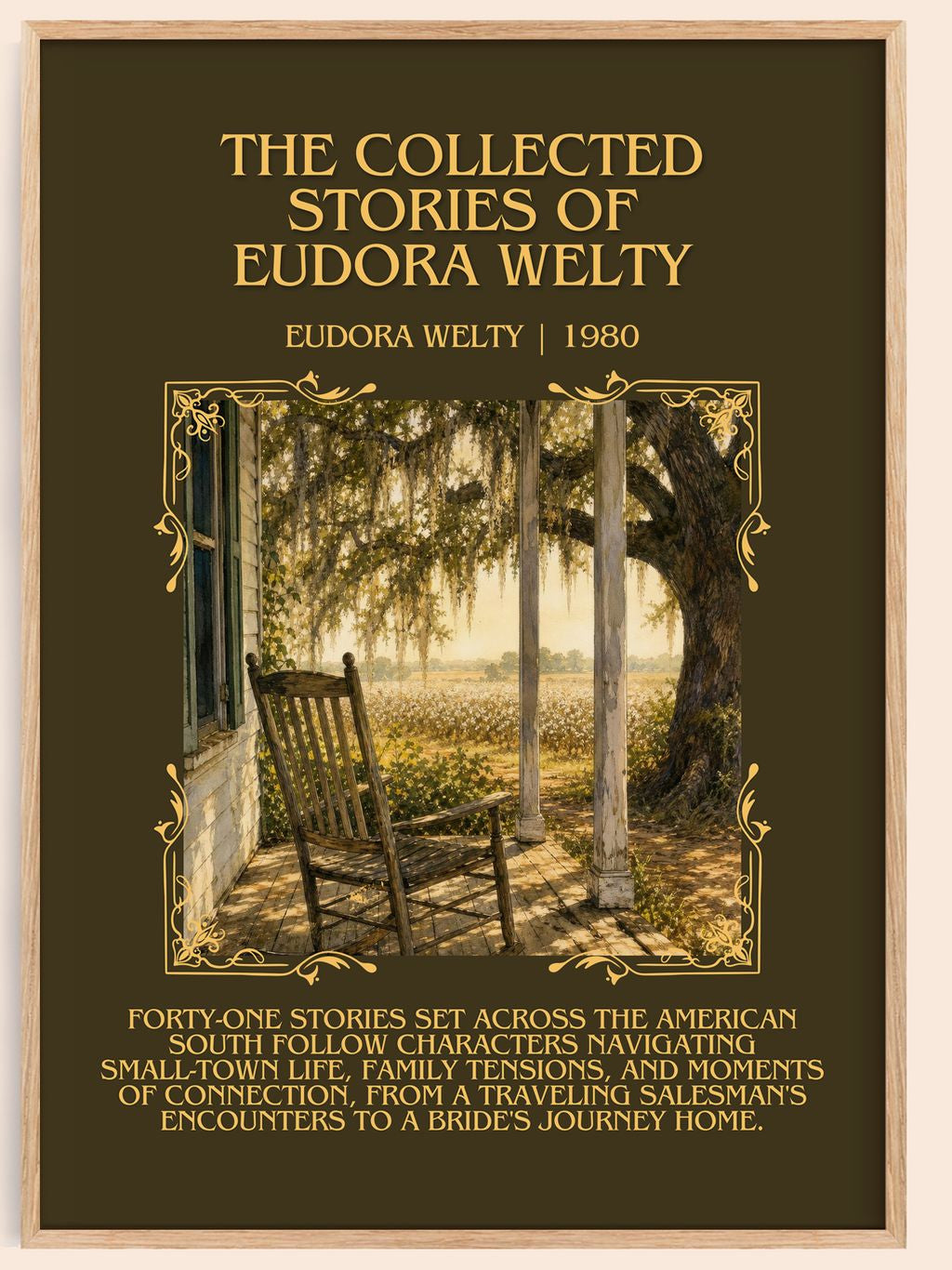 Collected Stories of Eudora Welty Minimalist Book Poster by E. Welty – book poster