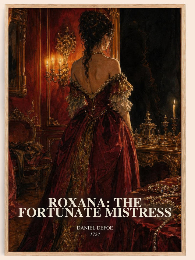 Roxana: The Fortunate Mistress Book Watercolour Illustration – D.