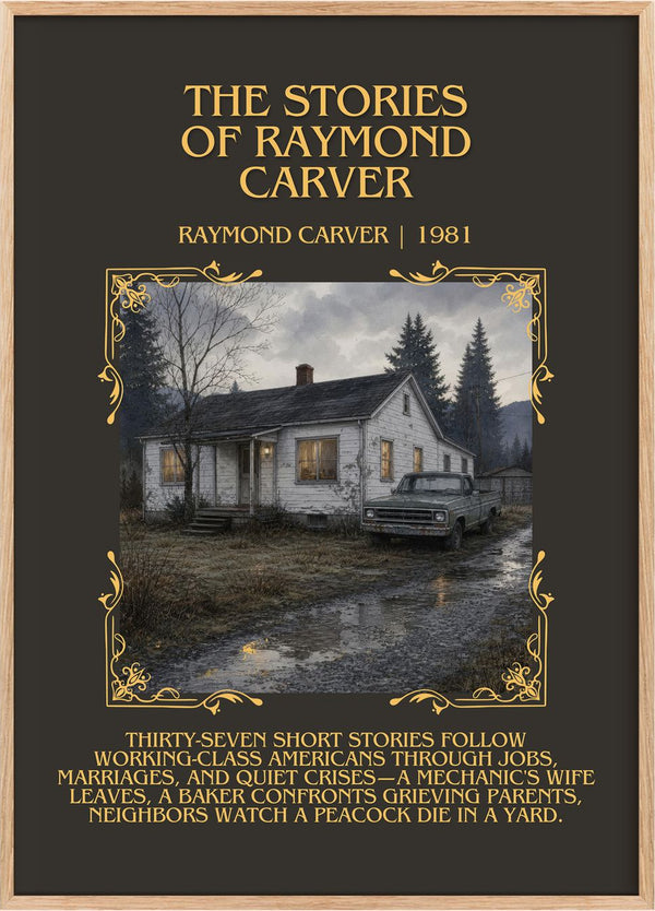 The Stories of Raymond Carver Minimalist Book Poster by Raymond Carver