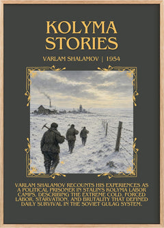 Kolyma Stories Minimalist Book Poster by Varlam Shalamov