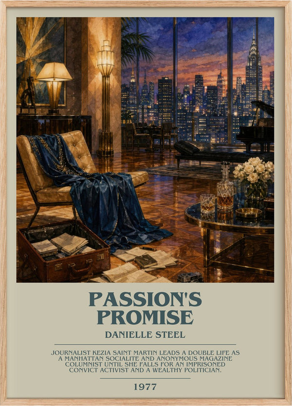 Passion's Promise Bookish Wall Art by Danielle Steel