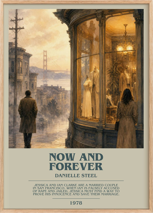 Now And Forever Bookish Wall Art by Danielle Steel