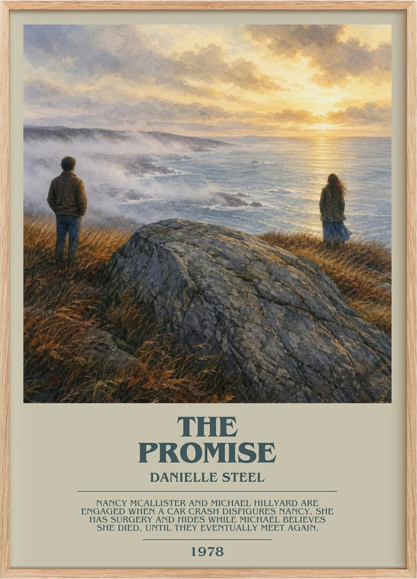 The Promise Bookish Wall Art by Danielle Steel