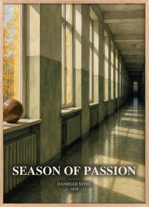 Season Of Passion Book Watercolour Illustration by Danielle Steel