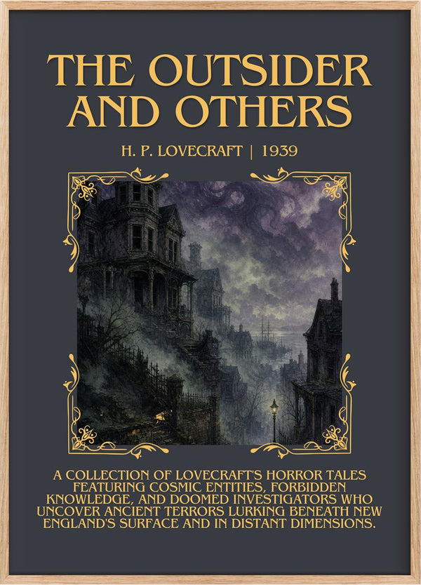 The Outsider And Others Minimalist Book Poster by H. P. Lovecraft