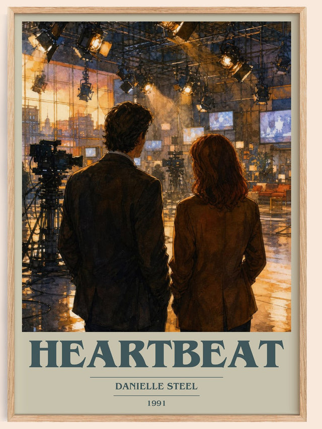 Heartbeat Book Cover Poster by Danielle Steel