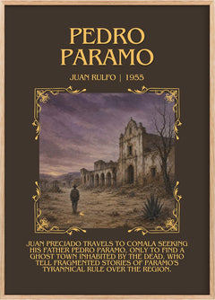 Pedro Páramo Minimalist Book Poster by Juan Rulfo