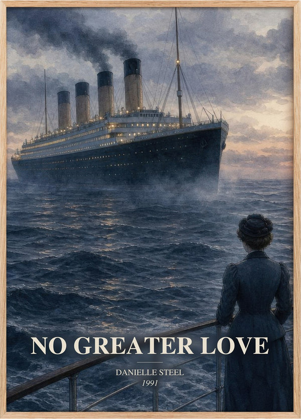 No Greater Love Book Watercolour Illustration by Danielle Steel