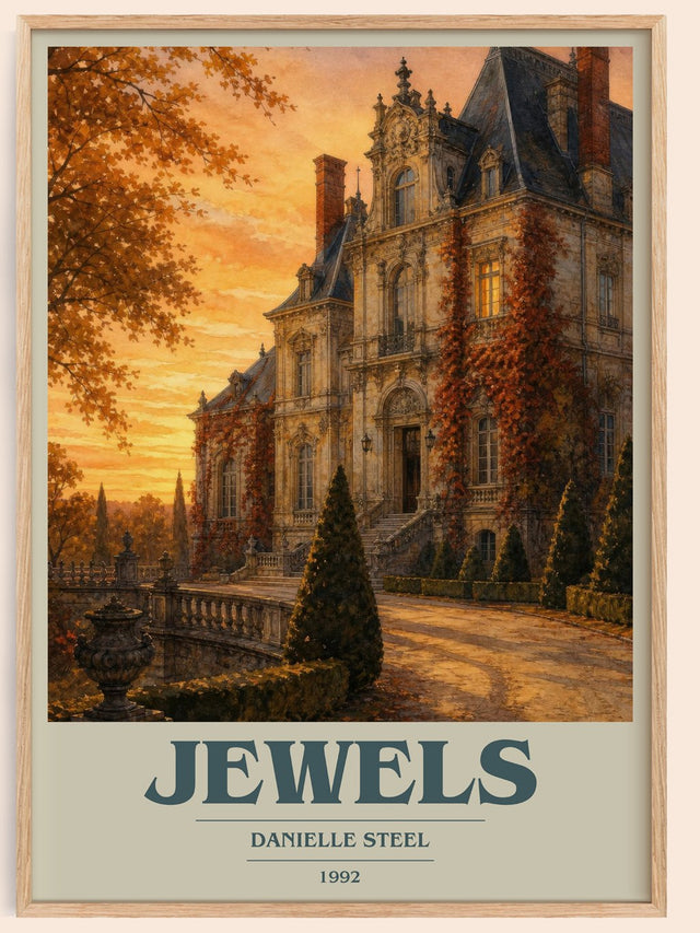 Jewels Book Cover Poster by Danielle Steel