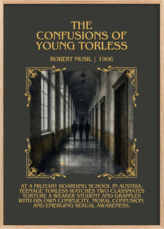 The Confusions of Young Törless Minimalist Book Poster by Robert Musil