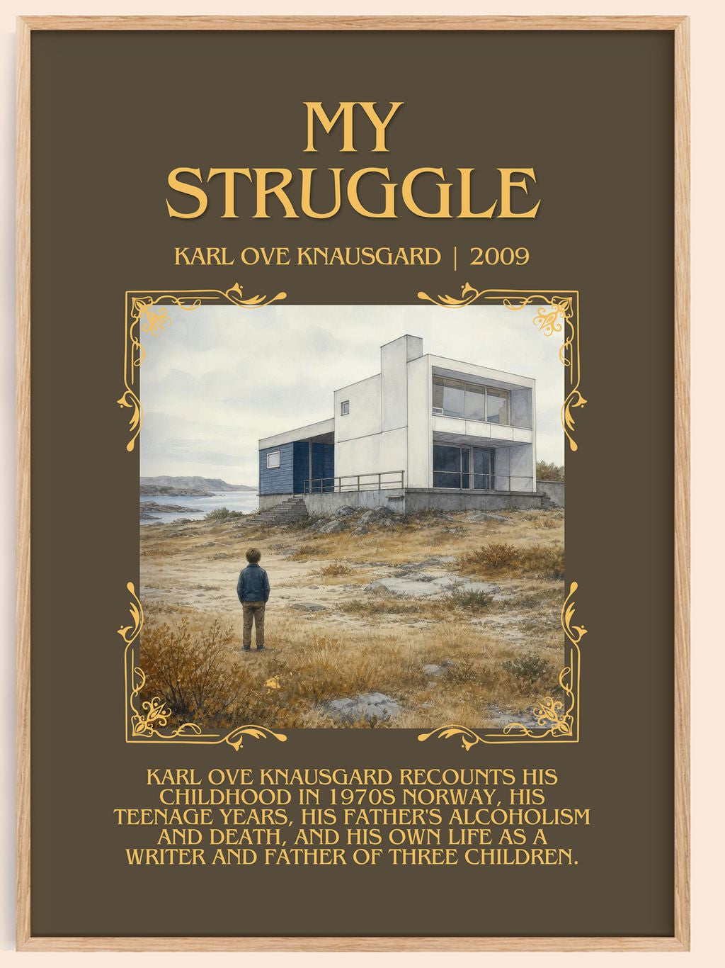 My Struggle Minimalist Book Poster by Karl Ove Knausgård – book poster